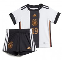 Germany Leroy Sane #19 Replica Home Minikit World Cup 2022 Short Sleeve (+ pants)